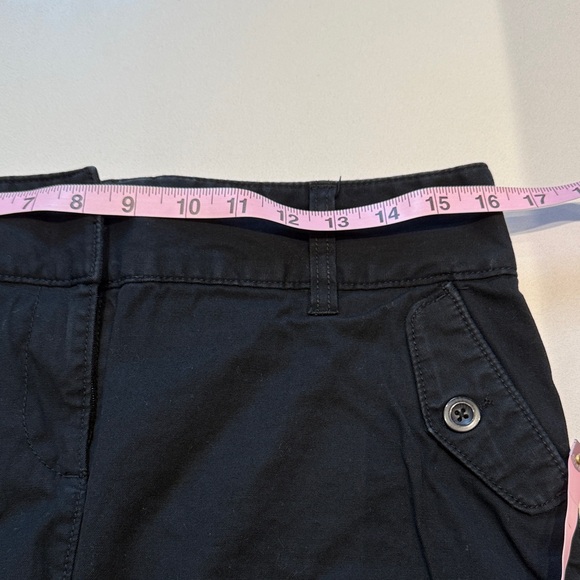 Old Navy Black Stretch Cotton Low Waist Mini Skirt, Size 8 - Picture 7 of 9